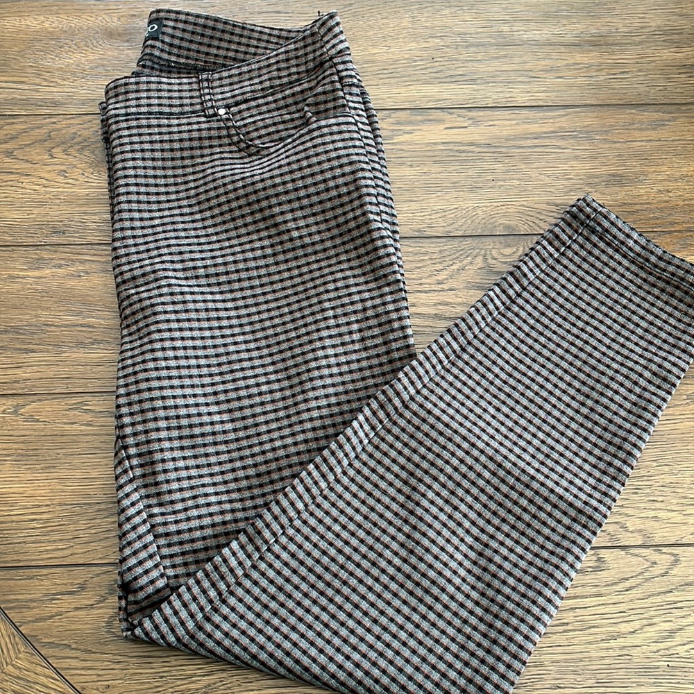 plaid business pants